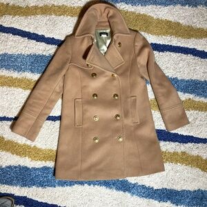 J.Crew Wool Camel Coat - 0P